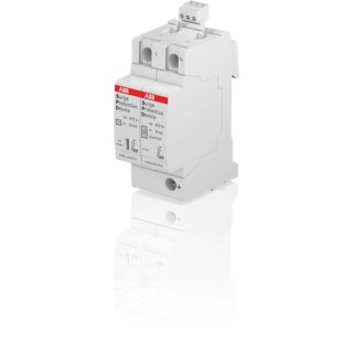 ABB 2 Phase Industrial Surge Protector 1.5 kV Voltage Protection Rating 100 kA Maximum Surge Current DIN 2CTB803972R0500