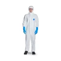 Tyvek White Disposable Coverall, Hooded, Unisex, Size L, Series 500 Xpert D14663977