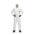 Tyvek White Disposable Coverall, Unisex, Hooded, 3XL Size, 500 Xpert Series D14664003
