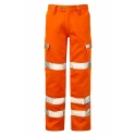 PULSAR Men's Hi Vis Trouser Orange Yellow Waist 28-54 in PR336R