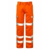 PULSAR Men's Hi Vis Trouser Orange Yellow Waist 28-54 in PR336R