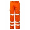 PULSAR Men's Hi Vis Trouser Yellow Orange Waist 28-54 in PR336R