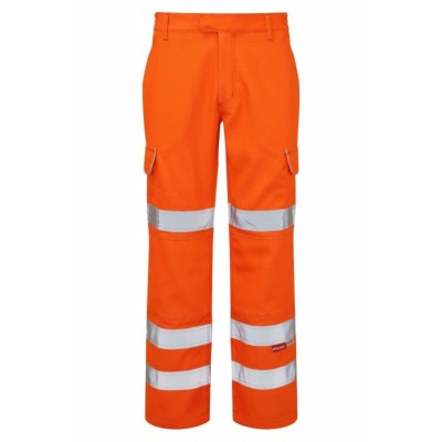 PULSAR Men's Hi Vis Trouser Orange 28-50 in Waist PRARC07