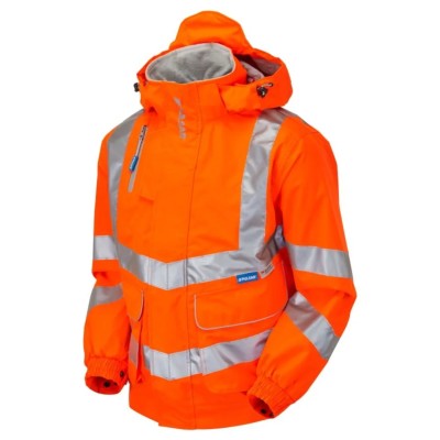 PULSAR Pulsar Orange Unisex Hi Vis Jacket, Waterproof, Hooded, Breathable Mesh Lining, Size L PR515-L