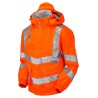 PULSAR Pulsar Orange Unisex Hi Vis Jacket, Waterproof, Hooded, Breathable Mesh Lining, Size L PR515-L