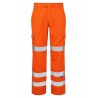 PULSAR Men's Hi Vis Trouser Orange with Elasticated Waist 28-50 in PRARC07