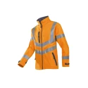 Sioen Dexter Orange Unisex Hi Vis Jacket Size S Windproof Zip Closure Myanmar S101-722Z-S