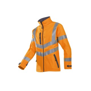 Sioen Dexter Orange Unisex Hi Vis Jacket Size S Windproof Zip Closure Myanmar S101-722Z-S