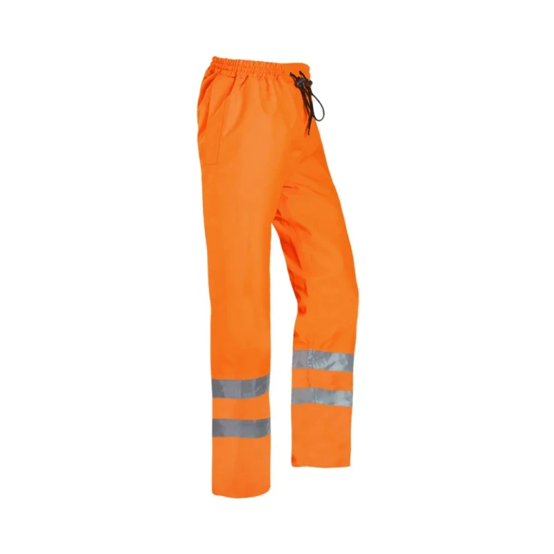 Sioen Flensburg Unisex Hi Vis Trousers Orange L Waist 31in Leg S101-4448-L