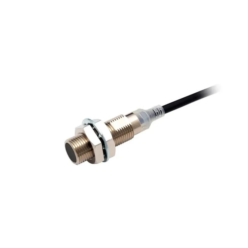 Omron Threaded Barrel Inductive Proximity Sensor M12, PNP Output, 4 mm Detection Range, 30 V DC, 200 mA E2E-X4B212 2M