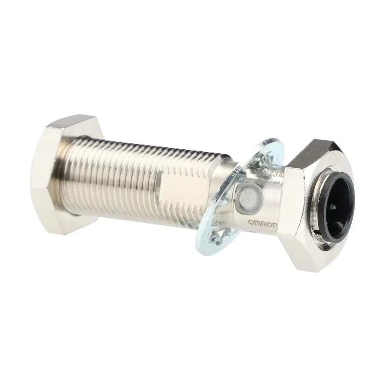 Omron Threaded Barrel Inductive Proximity Sensor M12 NPN 30V dc, 4mm Detection, Brass Body E2E-X4C212-M1
