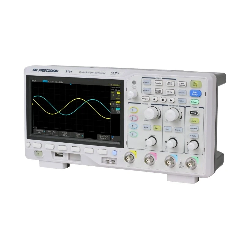 BK Precision 100 MHz Bench Oscilloscope 4-Channel 7-inch Display BK2194
