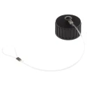 Hirschmann Circular Connector Dust Cap Polyamide Black IP67 Rated 831620100 CM 02 SD 14S