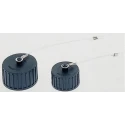 Hirschmann CM MIL-DTL-5015 Female Dust Cap Polyamide Black Protective Cap Cord Included 831766100 CM 02 SD 20