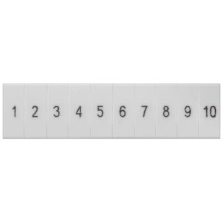 Siemens Marker Strip for use with Standard Labelling System, Terminal Block White CE Certified 8WH8120-1AB65