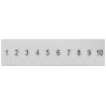 Siemens Marker Strip Accessory for Terminal Block Standard Labelling System 8WH8120-1AB75