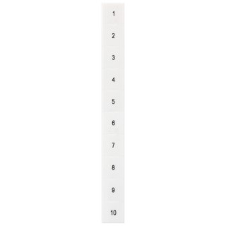 Siemens Marker Strip for Terminal Block, Standard Labelling System 8WH8140-5AB05