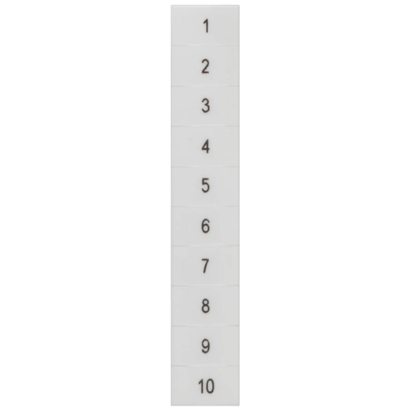 Siemens Marker Strip for use with Terminal Block Standard Labelling System 8WH8140-3AB55