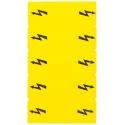 Siemens Inscription Label for Terminal Block, Standard Labelling System, Yellow, CE & EAC Certified 8WH9060-5BA06
