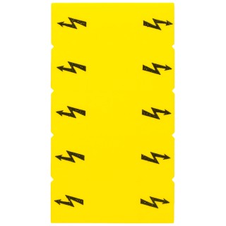 Siemens Inscription Label for Terminal Block, Standard Labelling System, Yellow, CE & EAC Certified 8WH9060-5BA06