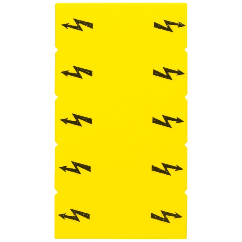 Siemens Inscription Label for Terminal Block, Standard Labelling System, Yellow, CE & EAC Certified 8WH9060-5BA06
