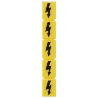 Siemens Inscription Label for Terminal Block, Standard Labelling System, Yellow, Series 8WH9063 8WH9063-5AA06