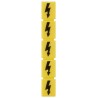 Siemens Inscription Label for Terminal Block, Standard Labelling System, Yellow, Series 8WH9063 8WH9063-5AA06