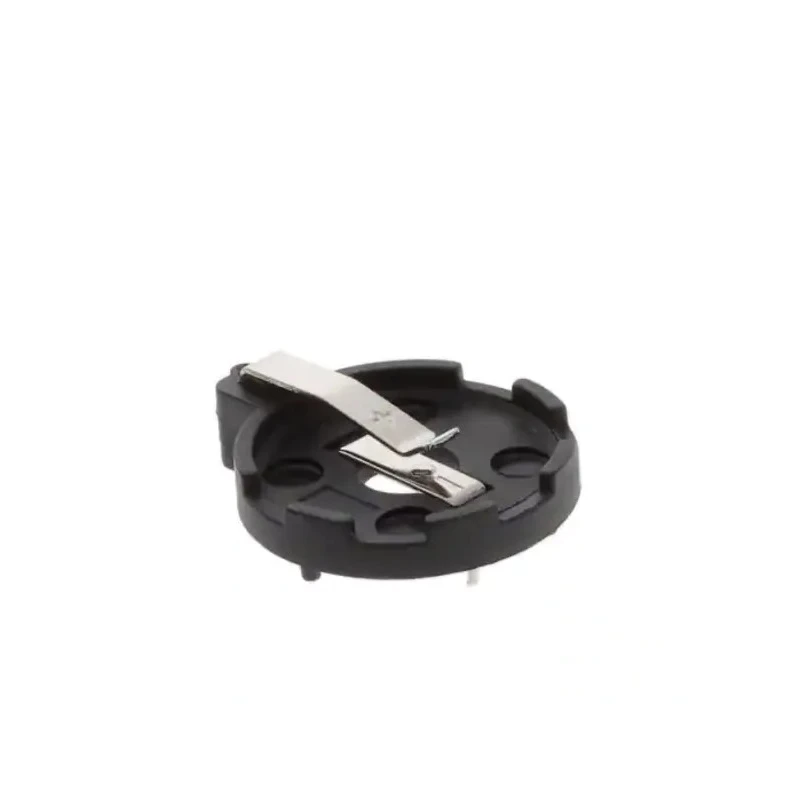 RS PRO CR2032 Battery Holder Leaf Spring Through Hole Polybutylene Terephthalate Body 7.6mm Height 20mm Diameter CR2032