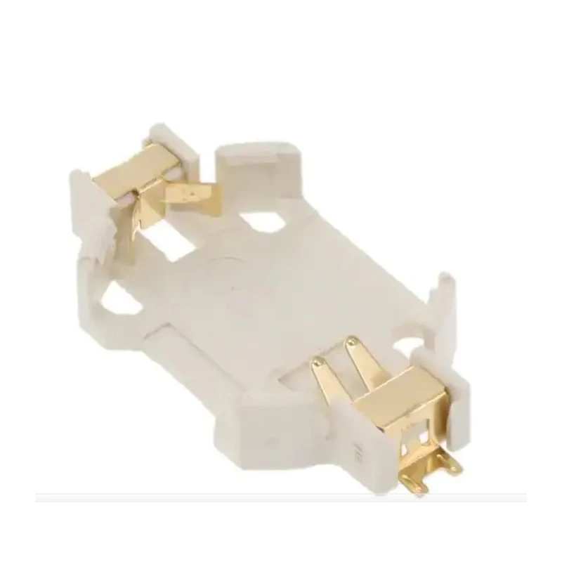 RS PRO Surface Mount High Temperature Thermoplastic CR2032 Battery Holder with Leaf Spring Termination CR2032