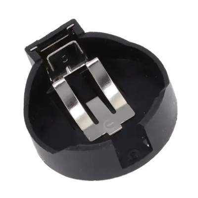 RS PRO Battery Holder for CR2450 Compatible Battery Size, Polybutylene Terephthalate Body, Leaf Spring Termination CR2450