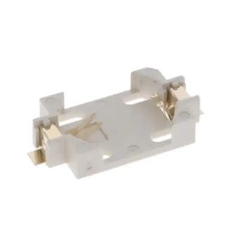 RS PRO CR2032 Battery Holder Leaf Spring Surface Mount High Temperature Thermoplastic Body RS PRO