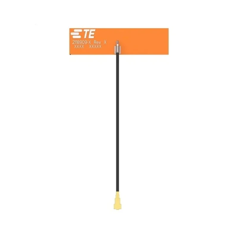 TE Connectivity PCB WiFi Antenna, Triple Band ZigBee, WiFi, Bluetooth (BLE), Adhesive Mount, 200mm Cable, 4.3dBi 1-2118909-4