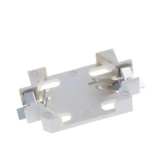 RS PRO CR2032 Battery Holder Leaf Spring Surface Mount High Temperature Thermoplastic Body RS PRO CR2032