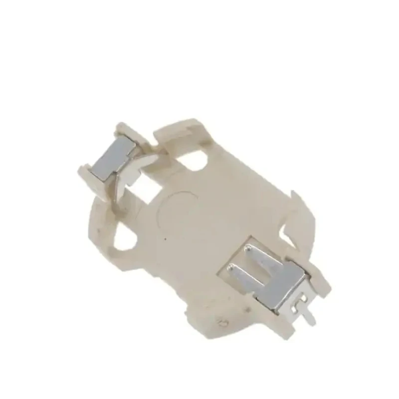 RS PRO CR2032 Battery Holder Leaf Spring Through Hole Mount, High Temperature Thermoplastic Body CR2032