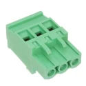 RS PRO Pluggable Terminal Block, 3-Contact, 5 mm Pitch, 1 Row, 15A Current, Polyamide Housing 237-8430
