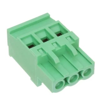 RS PRO Pluggable Terminal Block, 3-Contact, 5 mm Pitch, 1 Row, 15A Current, Polyamide Housing 237-8430