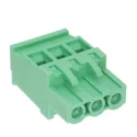 RS PRO Pluggable Terminal Block, 3-Contact, 5.08 mm Pitch, 1 Row, 15A, 300V, Polyamide Housing, Push-in Connection 237-8432