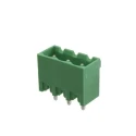 RS PRO Pluggable Terminal Block 3-Contact, 5 mm Pitch, 1 Row, Vertical Orientation, Polyamide Housing 237-8494