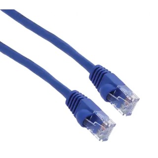 RS PRO Cat5e Ethernet Cable 3 m Blue RJ45 Male to RJ45 Male U/UTP PVC 237-8599