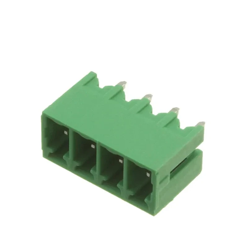 RS PRO 4-Contact Pluggable Terminal Block, 3.81 mm Pitch, 1 Row, 8A, 300V, Polyamide Housing 237-8558