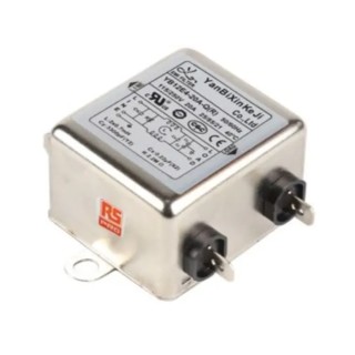 RS PRO Chassis Mount EMI Filter 20 A 250V AC 400Hz Fast-On 1 Phase 237-8701