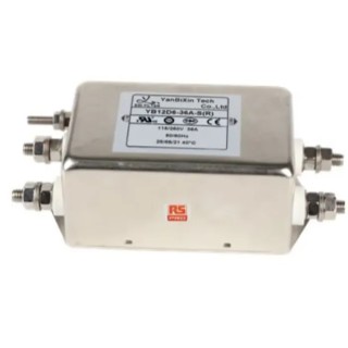 RS PRO Power Line Filter 36 A 250V AC 50Hz 60Hz Chassis Mount Screw Termination 1 Phase 237-8693