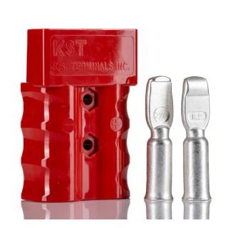 RS PRO 2 Way Male/Female Modular Battery Contact, Straight Cable, 600V, 200A 237-8779
