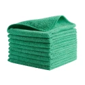 Rubbermaid Commercial Products Microfibre Cloths Green 304.8 x 304.8 mm Wet/Dry Use Case of 24 Per Pack 1820578