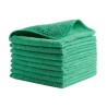 Rubbermaid Commercial Products Microfibre Cloths Green 304.8 x 304.8 mm Wet/Dry Use Case of 24 Per Pack 1820578