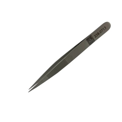 RS PRO 110mm Low Carbon Austenitic Steel Strong Tweezer 238-0713