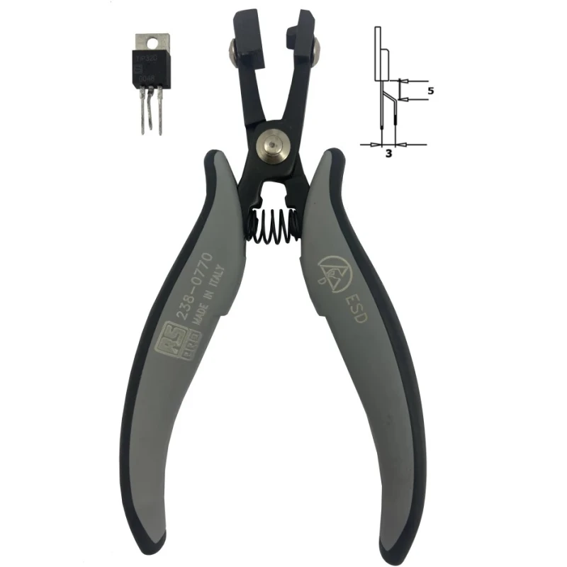 RS PRO Carbon Steel Insulated 158mm Overall Length Forming Plier Linesman ESD Safe 238-0770