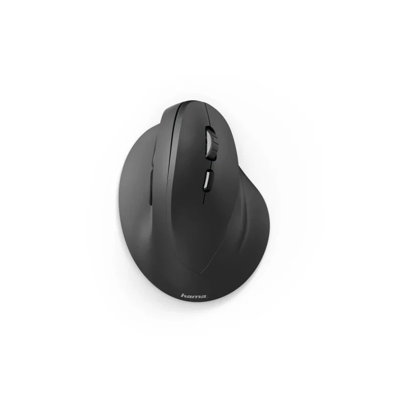 Hama Wireless Ergonomic Optical Mouse 6 Button Right Hand, RF 2.4 GHz Optical Tracking Black EMW-500 182699