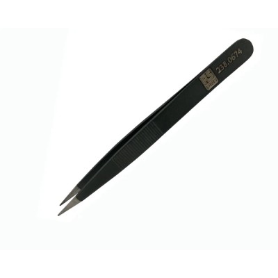 RS PRO Tweezer Low Carbon Austenitic Steel 120mm Strong ESD Safe 238-0674