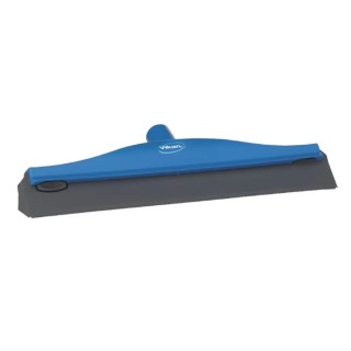Vikan Blue Squeegee for Floors 80 mm Height x 130 mm Width x 400 mm Depth, Thermoplastic Elastomer Rubber and 77163